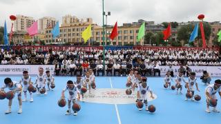 2024姚基金希望小学篮球季甘肃赛区省级联赛在临夏东乡开赛