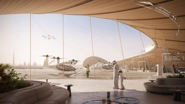 电动空中出租将成为迪拜新时代交通枢纽