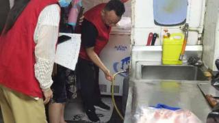 潍城区人民商城社区开展餐饮店燃气安全专项排查行动