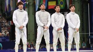 安建大学子携手队友夺巴黎奥运会男子花剑团体第五名