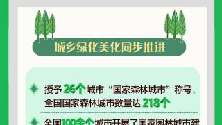 一图速览中国国土绿化行动成绩单