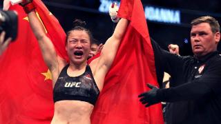 中国女拳手张伟丽创造新的UFC女子历史记录