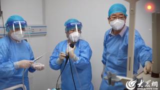 山东省公卫临床中心青岛分中心成功开展首例支气管镜下高频电凝治疗