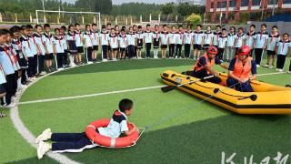 邯郸市峰峰矿区应急管理局联合幸福小学开展防溺水安全教育活动