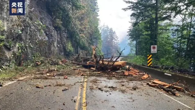 加拿大森林大火持续肆虐 温哥华岛交通中断、物资供应受阻