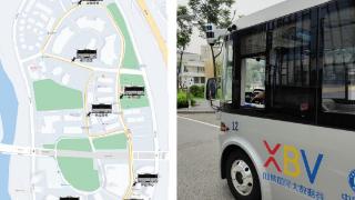 重庆仙桃数据谷自动驾驶小巴正式上路，共设8个站点目前可免费乘坐