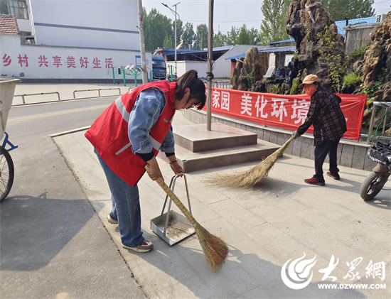 微山县傅村街道开展“清洁家园 美化环境”网格志愿服务活动