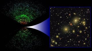 直径13亿光年，天文学家在宇宙深处，发现了一个圆弧结构