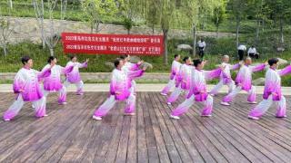 2023年青岛市红色文化主题月系列活动在老虎山纪念青岛解放主题广场举行