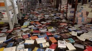 洪水下的图书救援：涿州书库，不会倒下