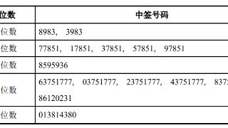 亚华电子中签号出炉 共约2.53万个