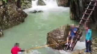 台州被溪流冲走的两游客仍在搜救中，官方回应