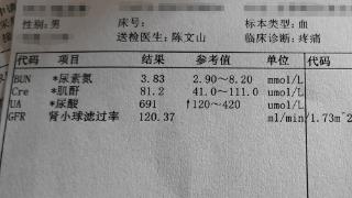 患者痛风三年 痛风专家黄川云两疗程治愈