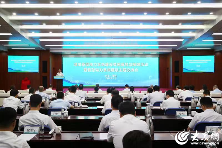 山东潍坊公司：新型电力系统建设专家服务站揭牌