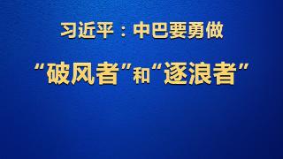 学习观｜习近平：中巴要勇做“破风者”和“逐浪者”