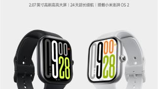 系列连续4年销量第一！REDMI Watch 5来了：金属框、24天续航