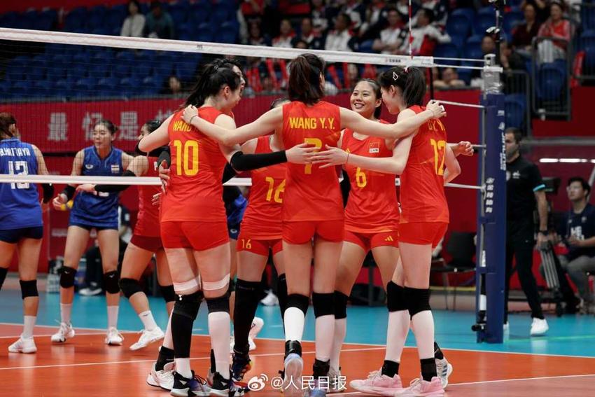 中国女排晋级亚运会决赛，姑娘们继续加油！