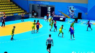 第一届全国学生（青年）运动会手球女子组比赛结束 安徽滁州队夺冠