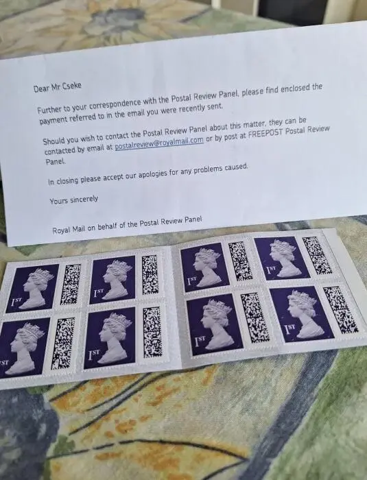 英国皇家邮政寄件延误 事后只补偿8枚邮票