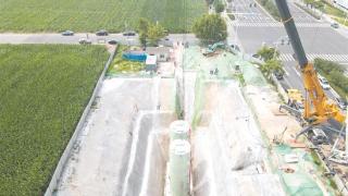 我市2处新建污水泵站及管道投入使用