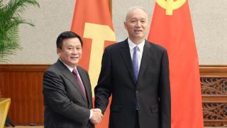（时政）蔡奇会见越南共产党代表团