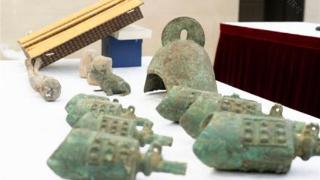 又有14件流失海外文物回归：其中青铜甬钟距今约2500年