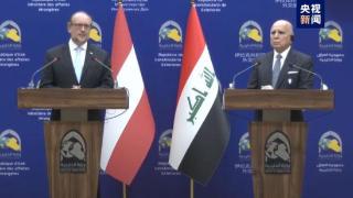奥地利外长访问伊拉克 宣布将重新开放奥地利驻伊拉克使馆