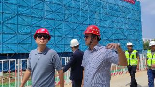 蓝鲨科技公司到鲨湾科技青岛超级工厂项目调研
