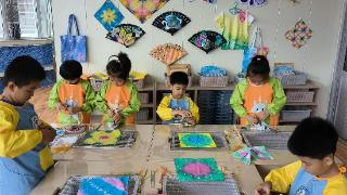 沧州市民族幼儿园：快乐扎染让艺术从“小”传承