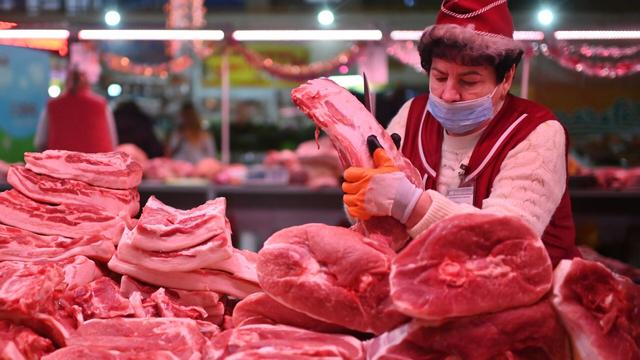印度去年11月从俄罗斯购买自2020年以来第一批猪肉