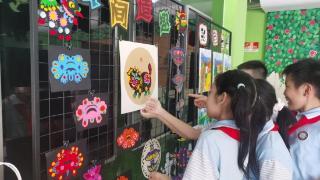 济南市天桥区官扎营小学“与美共生”美术作品展来了！