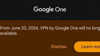 googleonevpn将于2024年6月20日停止服务