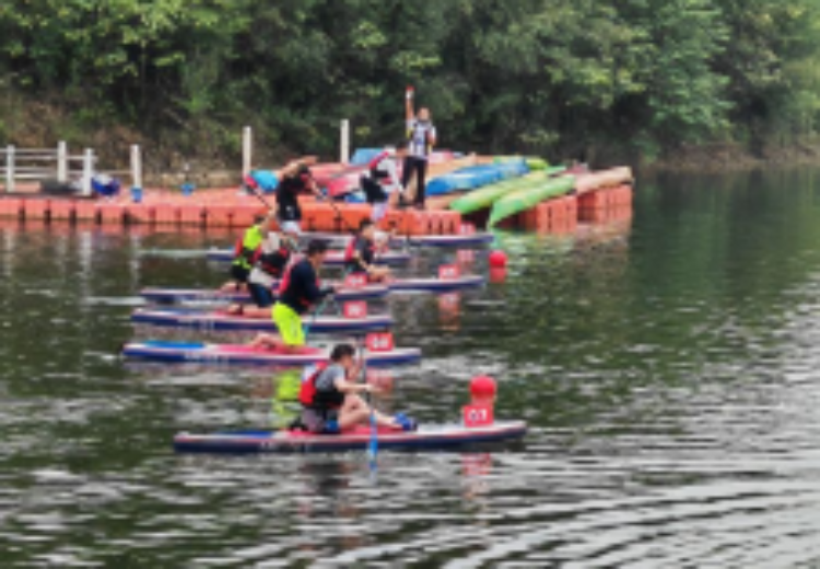 水上竞逐盛宴！江北区全民健身运动会桨板比赛开赛