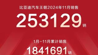 比亚迪王朝连续两个月突破25万：秦8.7万创历史新高