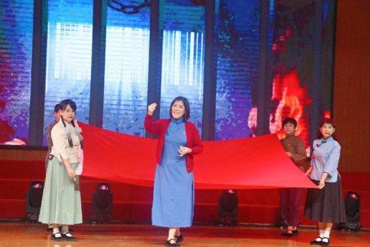 菏泽鲁西新区岳程街道举行庆祝中国共产党成立102周年文艺汇演