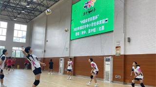 潍坊十中（初中组）女子排球斩获潍坊市亚军