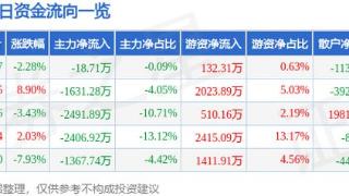 合合信息（688615）12月27日主力资金净卖出18.71万元