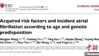 中国专家大规模、长期研究揭示：预防房颤关键在控制代谢