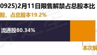 众合科技（000925）1.3亿股限售股将于2月11日解禁，占总股本19.2%