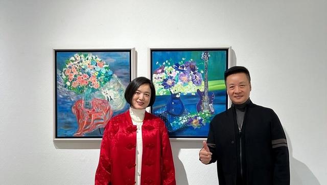 白雪：举办个人油画展，宋祖英阎维文2位大咖歌唱家亲临现场观赏