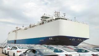 南港码头汽车出口增长186%