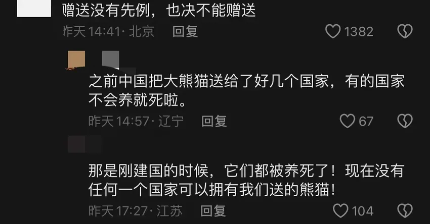 韩方市长请求中国赠送一对大熊猫，网友评论坐不住了