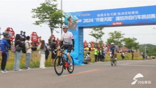 2024潍坊市自行车挑战赛在安丘市辉渠镇桃花节主会场启动