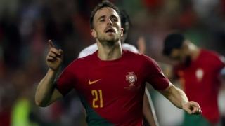 欧预赛-C罗停赛拉莫斯若塔梅开二度 葡萄牙9-0胜