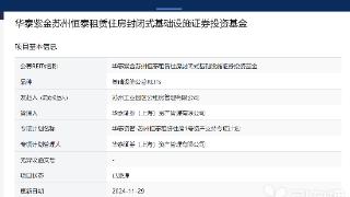 全省首单！苏州恒泰租赁住房REITs获上交所受理