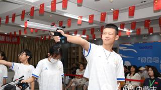 呼和浩特市第四届运动会青少年激光枪射击比赛开赛