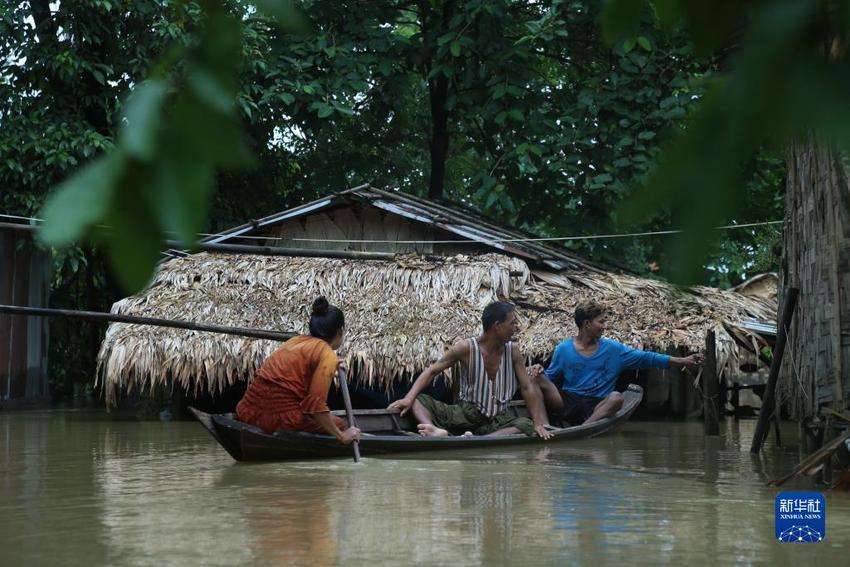 缅甸：遭遇洪水