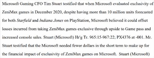 微软预测：星空、夺宝奇兵在PS平台销量可超1千万套