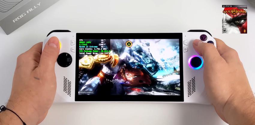 华硕ROGAlly掌机可模拟Switch、PS3等各种游戏机