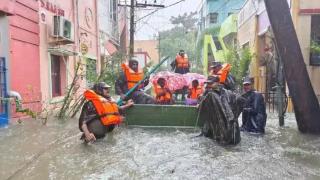 受气旋风暴“米昌”影响 印度泰米尔纳德邦已有至少6人死亡